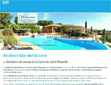 Tablet Screenshot of alba-marina.com